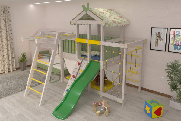 Игровой комплекс Савушка Baby 4 оливковый Игровой комплекс Савушка Baby 4 оливковый