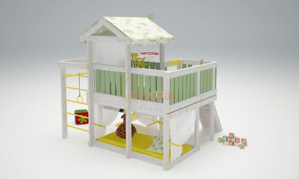 Игровой комплекс Савушка Baby 8 оливковый Игровой комплекс Савушка Baby 8 оливковый