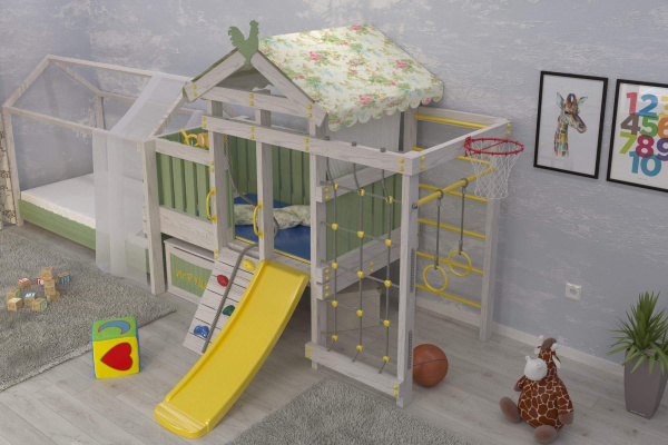 Игровой комплекс Савушка Baby 3 оливковый Игровой комплекс Савушка Baby 3 оливковый
