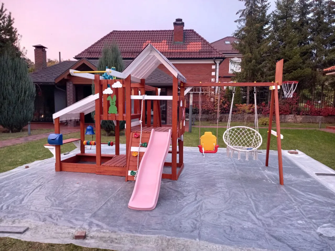 Детская площадка Савушка Тусун 9 (розовый)