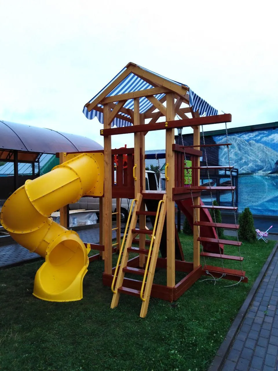 Детская площадка Савушка 18, д. Вёшки