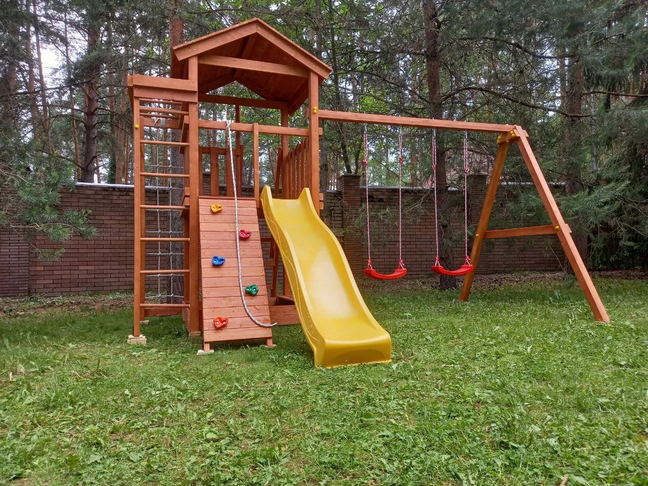 Детская площадка Савушка Мастер 5 (Махагон), Одинцово