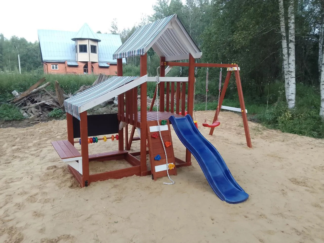 Детская площадка Савушка Тусун 10 (синий), Владимирская область