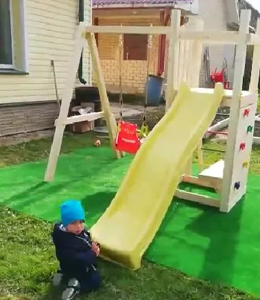 Детская игровая площадка Савушка Мастер-6 с качелями