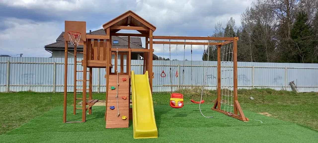 Детская площадка "Савушка Мастер - 4" (Махагон), Пушкинский р-н