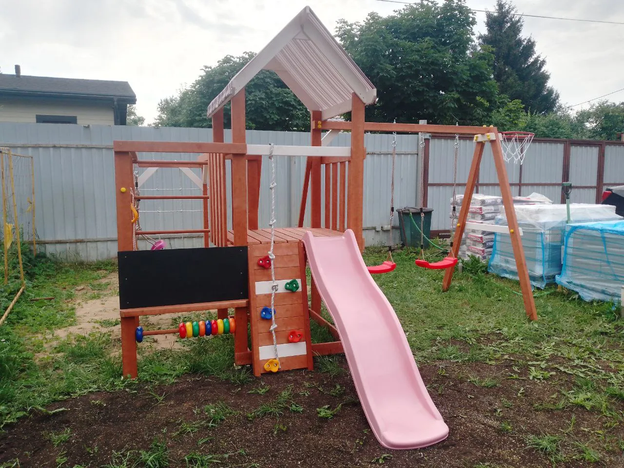 Савушка TooSun 12 с розовой горкой