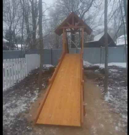 Зимняя горка Савушка Зима 5 (5м)