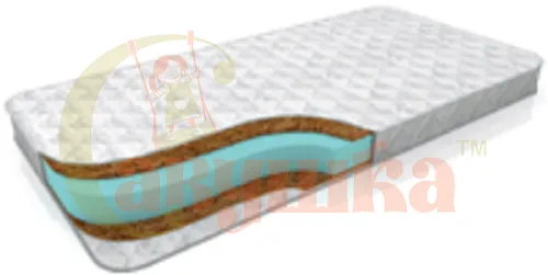 Матрас ортопедический толщиной 13 см (ППУ, Кокос)