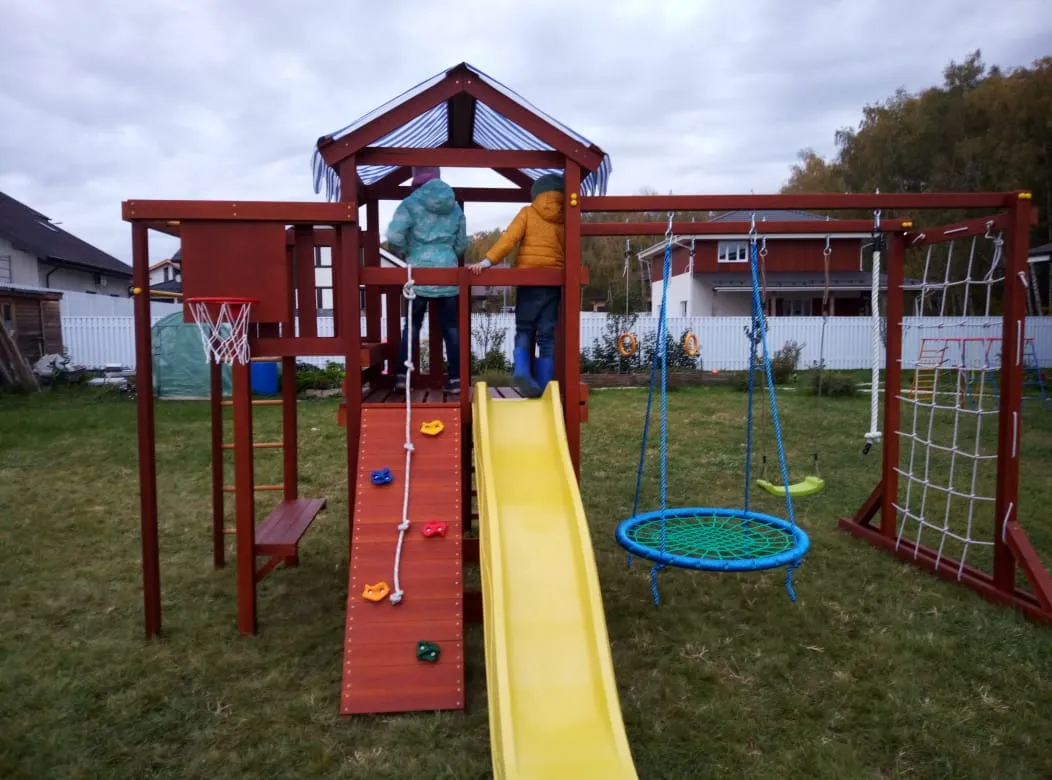 Детская площадка Савушка Мастер 4 (Махагон), Домодедово