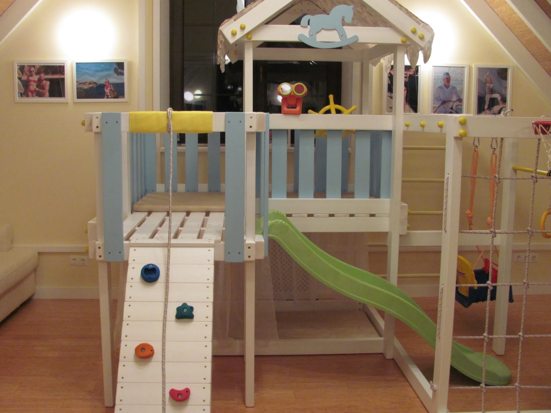 Игровой комплекс Савушка Baby 8 (голубой), п. Юпитер