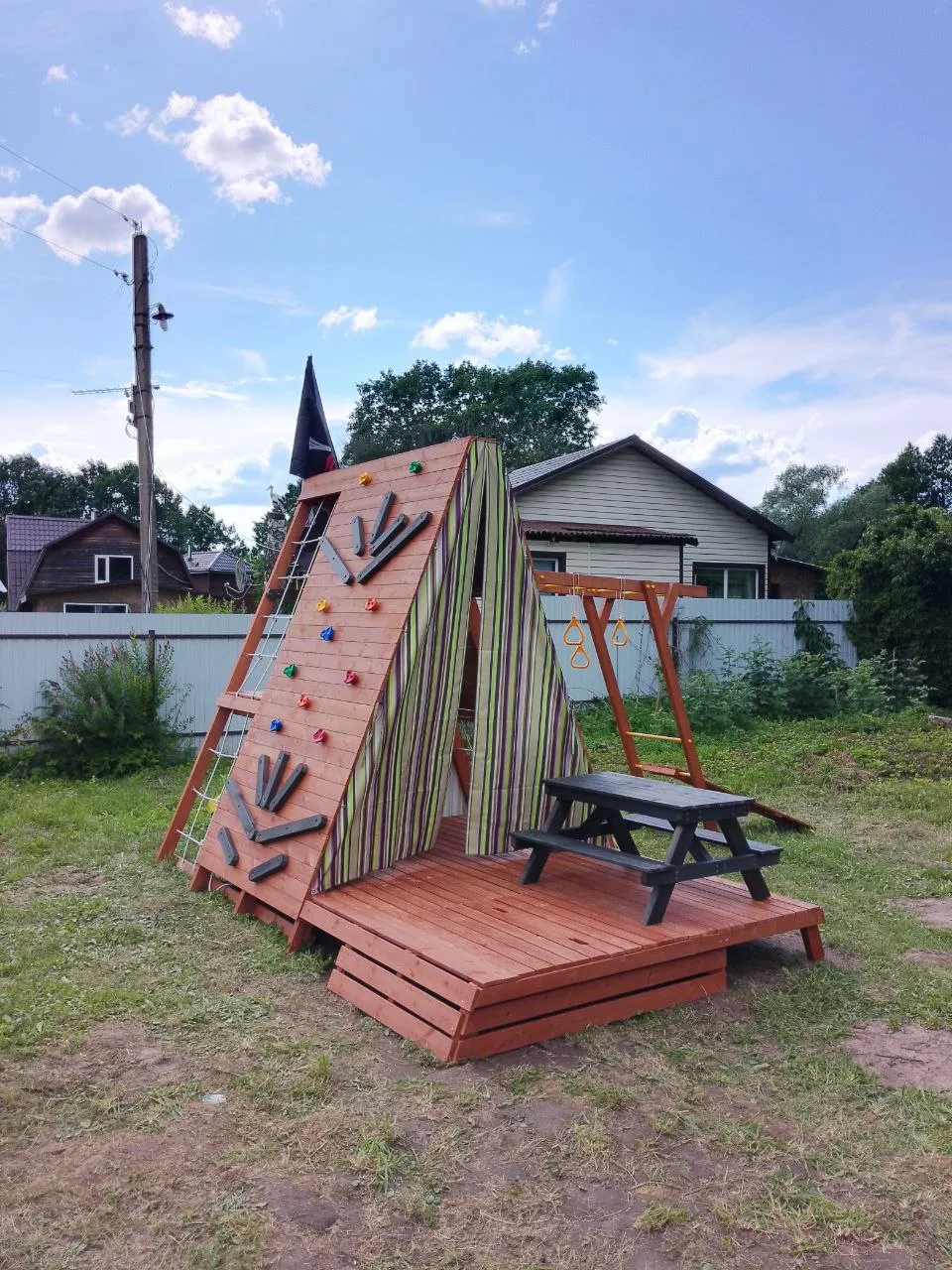 Спортивный домик Савушка База 1 Милитари