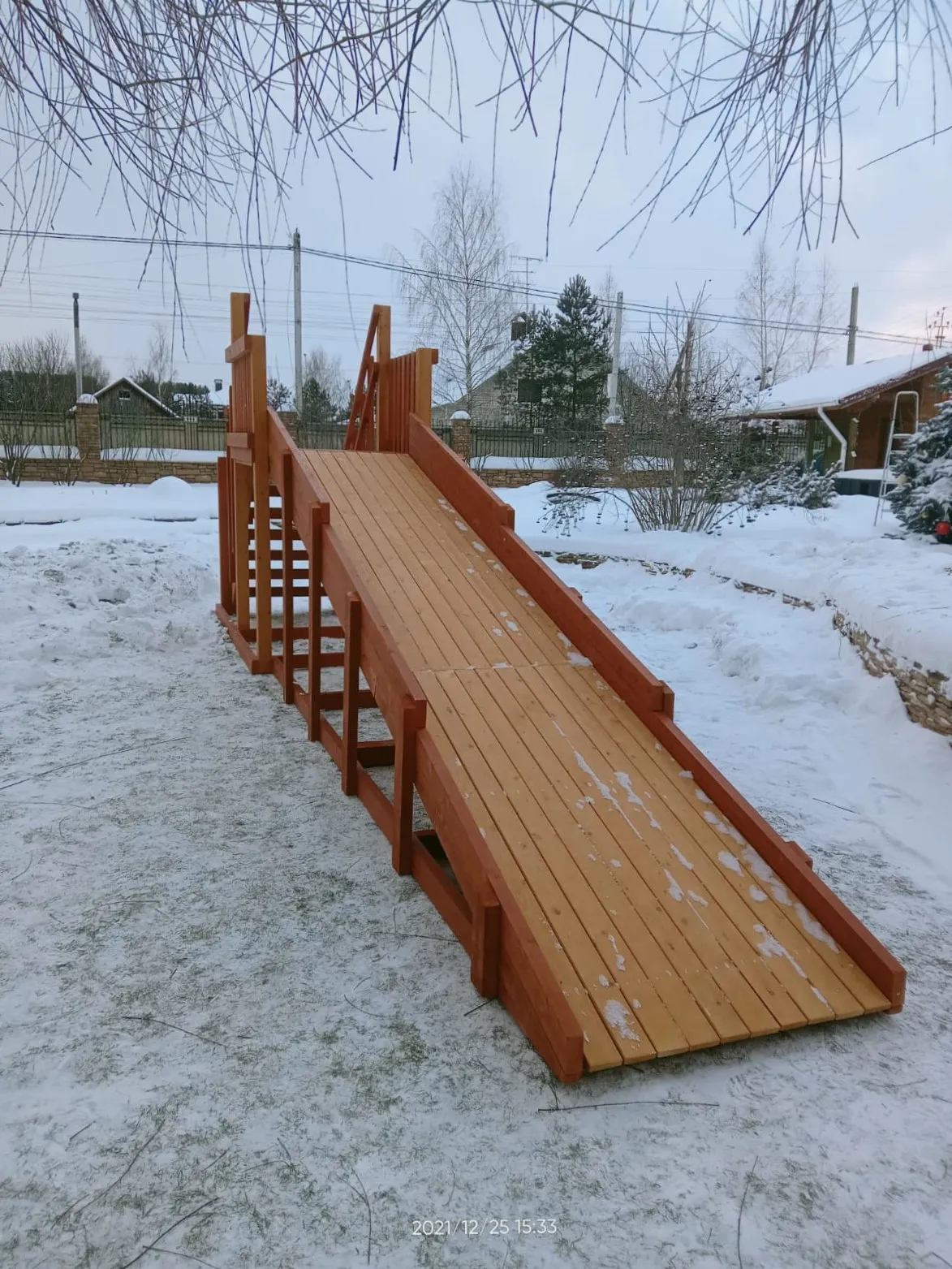Зимняя горка Савушка Зима 2 (5м)