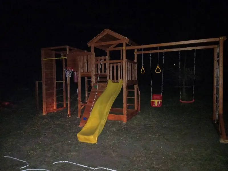 Детская площадка Савушка Мастер 4 (Махагон) Семейная, Серебряно-Прудский район