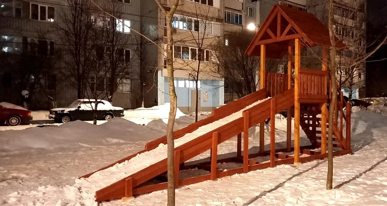 Зимняя горка Савушка Зима 5, ООО «Тополь», г. Солнечногорск