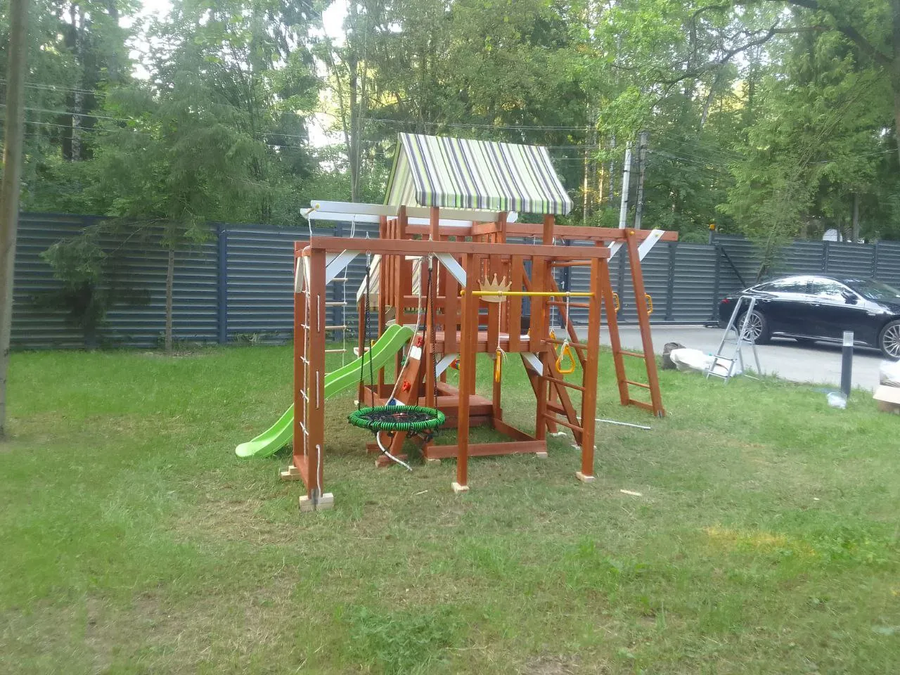 Детская площадка Савушка Тусун 14 (салатовый), Новодарьино