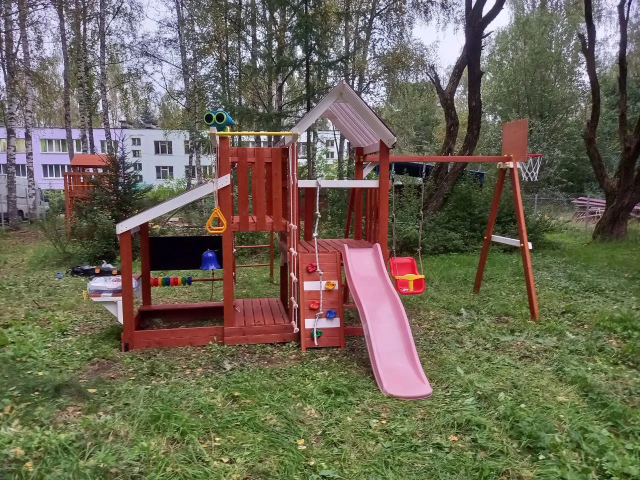 Детская площадка Савушка Тусун 9 (розовый)