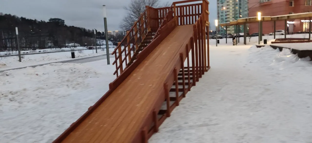 Зимняя горка Савушка Зима 8, АНО «ЦЕНТР КРЕАТИВНЫХ ИНДУСТРИЙ «НОВЫЙ ГОРОД»» Красногорск