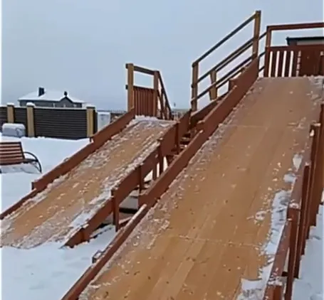 Зимняя горка Савушка Зима 7