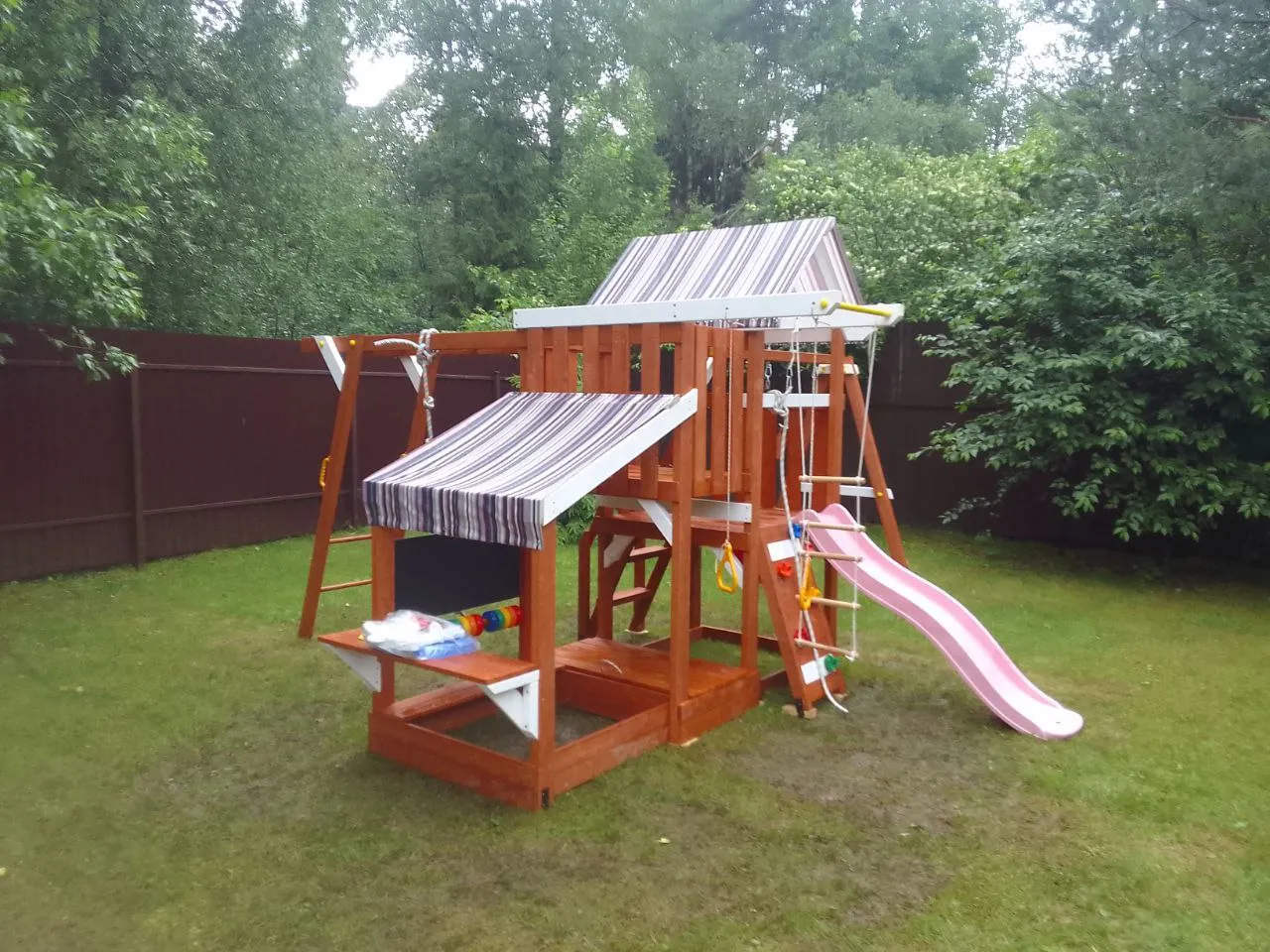 Детская площадка Савушка Тусун 9 (розовый)