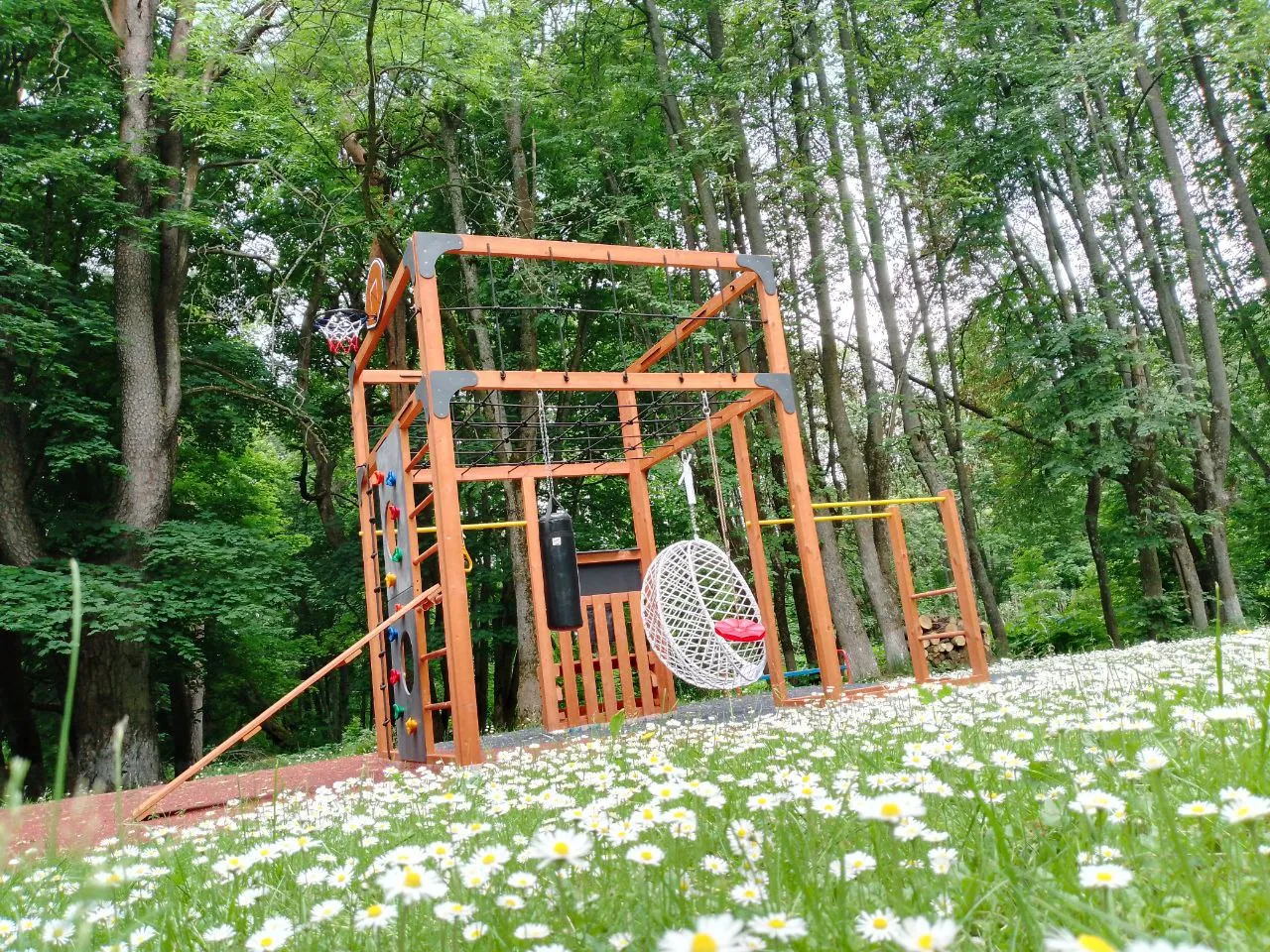 Савушка КУБ-1 (Махагон) с коконом и подушками