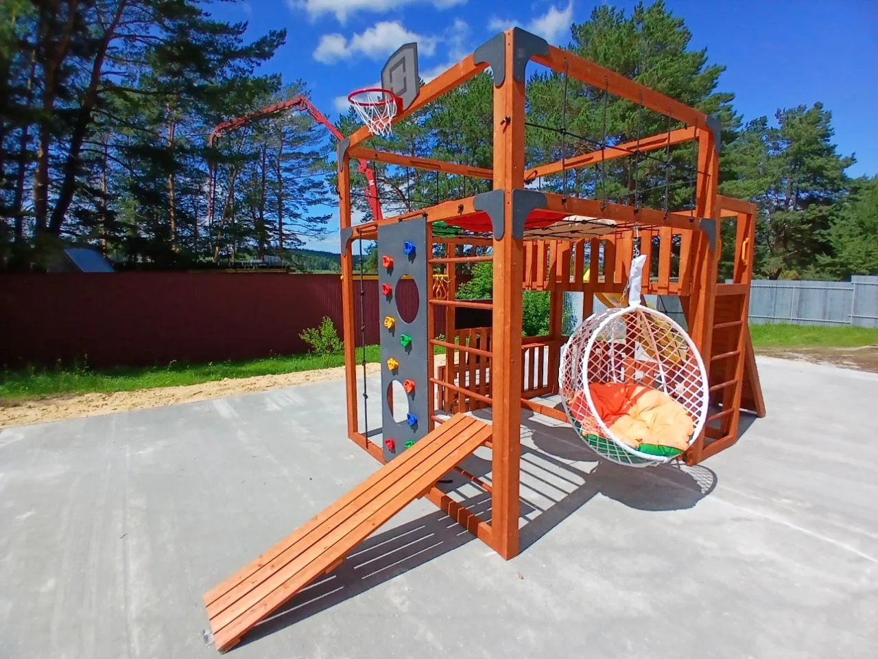 Савушка КУБ-3 (Махагон) с коконом и подушками