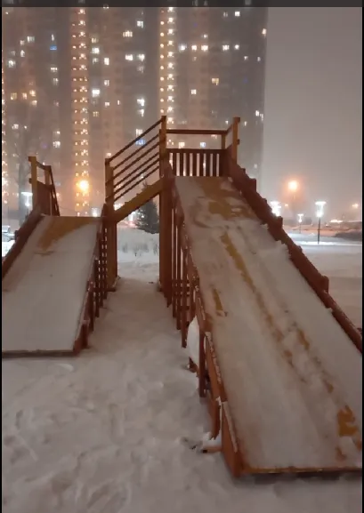 Зимняя горка Савушка Зима 7