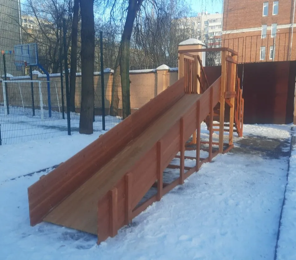 Зимняя горка Савушка Зима 2 (скат 5м), ДЕТСКИЙ САД, г. Москва