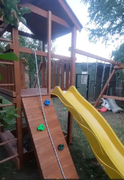 Детская площадка Савушка Мастер 5 (Махагон)