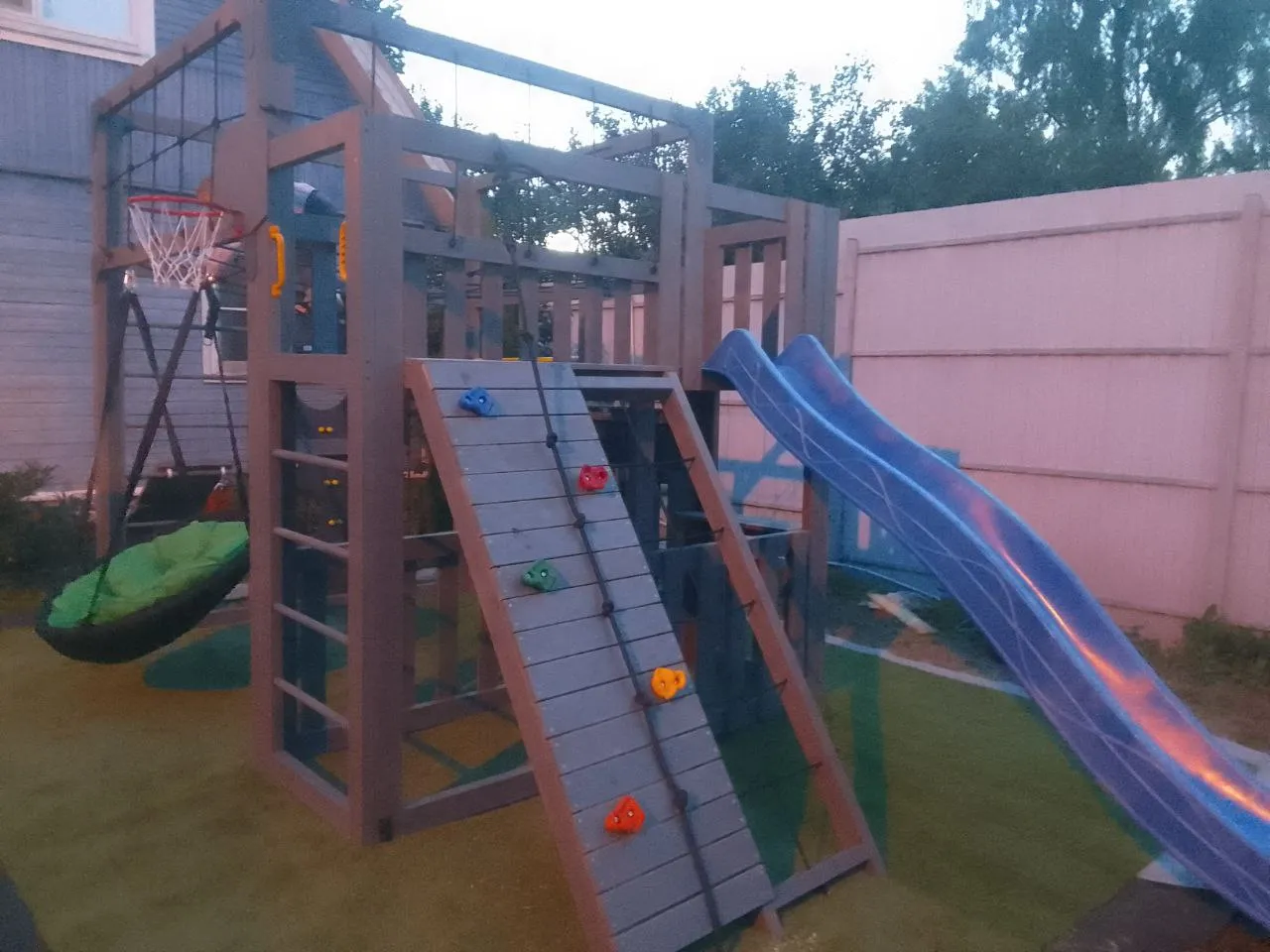 Савушка КУБ-3 (Серый) с гамаком для йоги