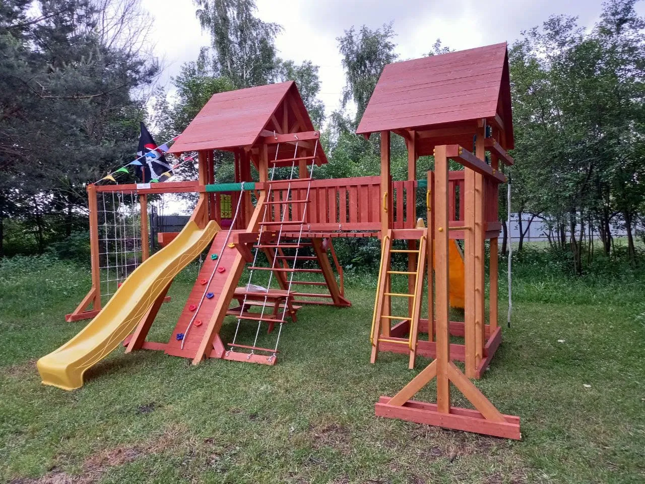 Детская площадка Савушка Люкс 9, деревня Серково