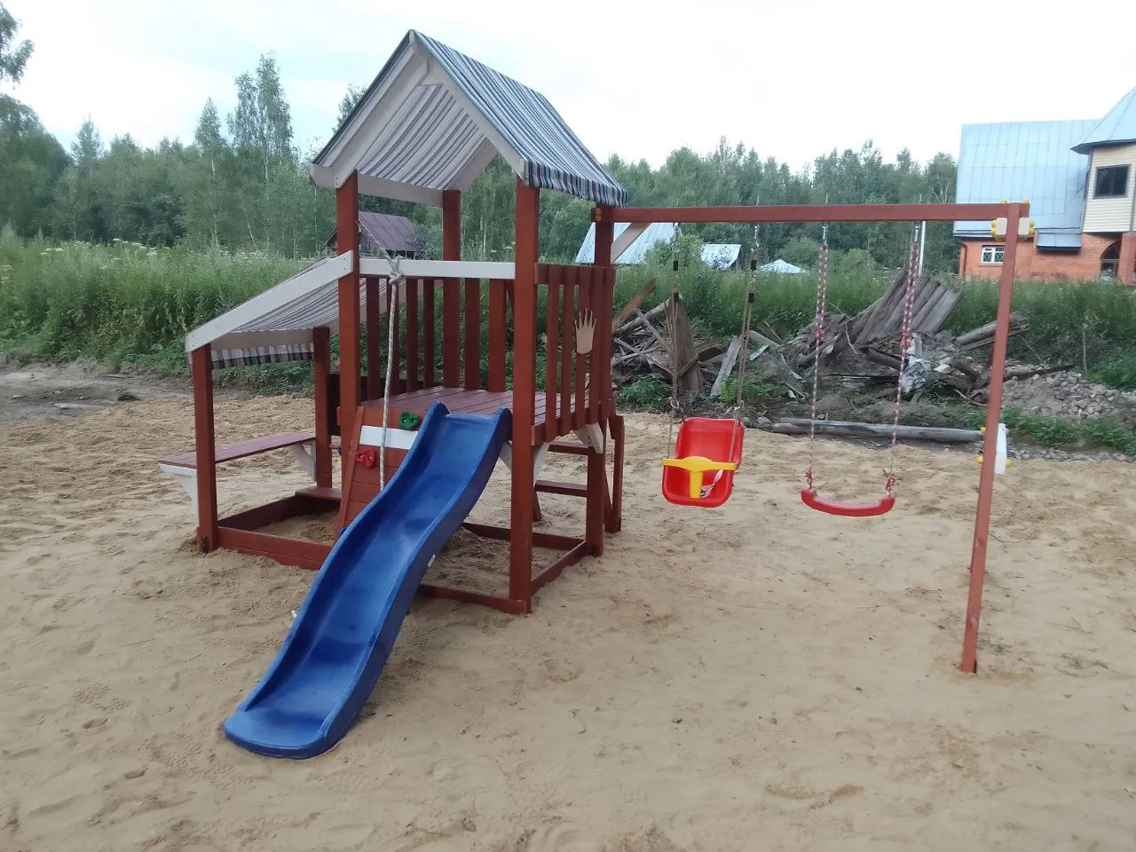 Детская площадка Савушка Тусун 10 (синий), Владимирская область
