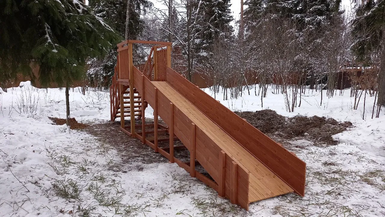 Зимняя горка Савушка Зима 2 (скат 5м), Одинцовский р-н