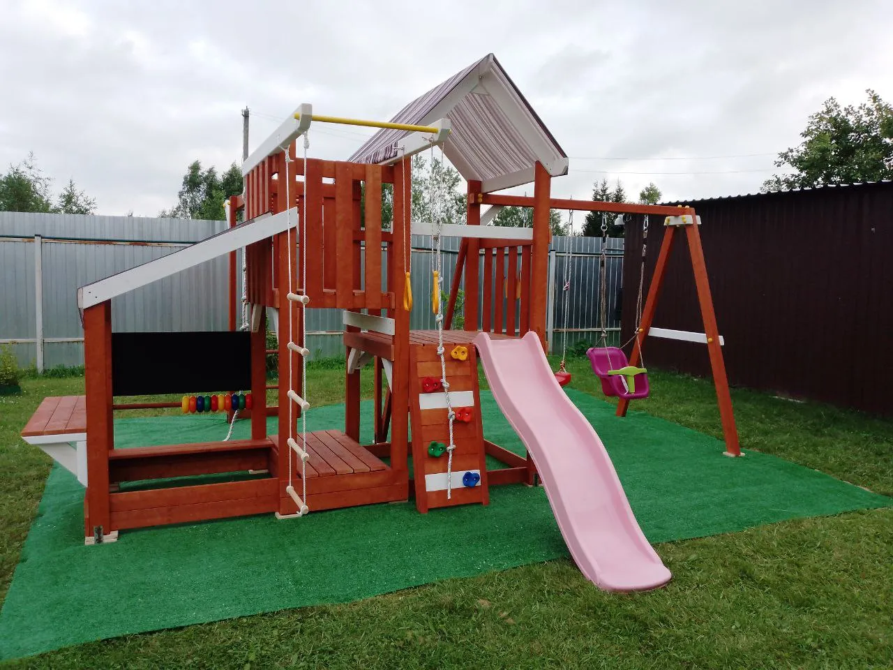 Детская площадка Савушка Тусун 9 (розовый)