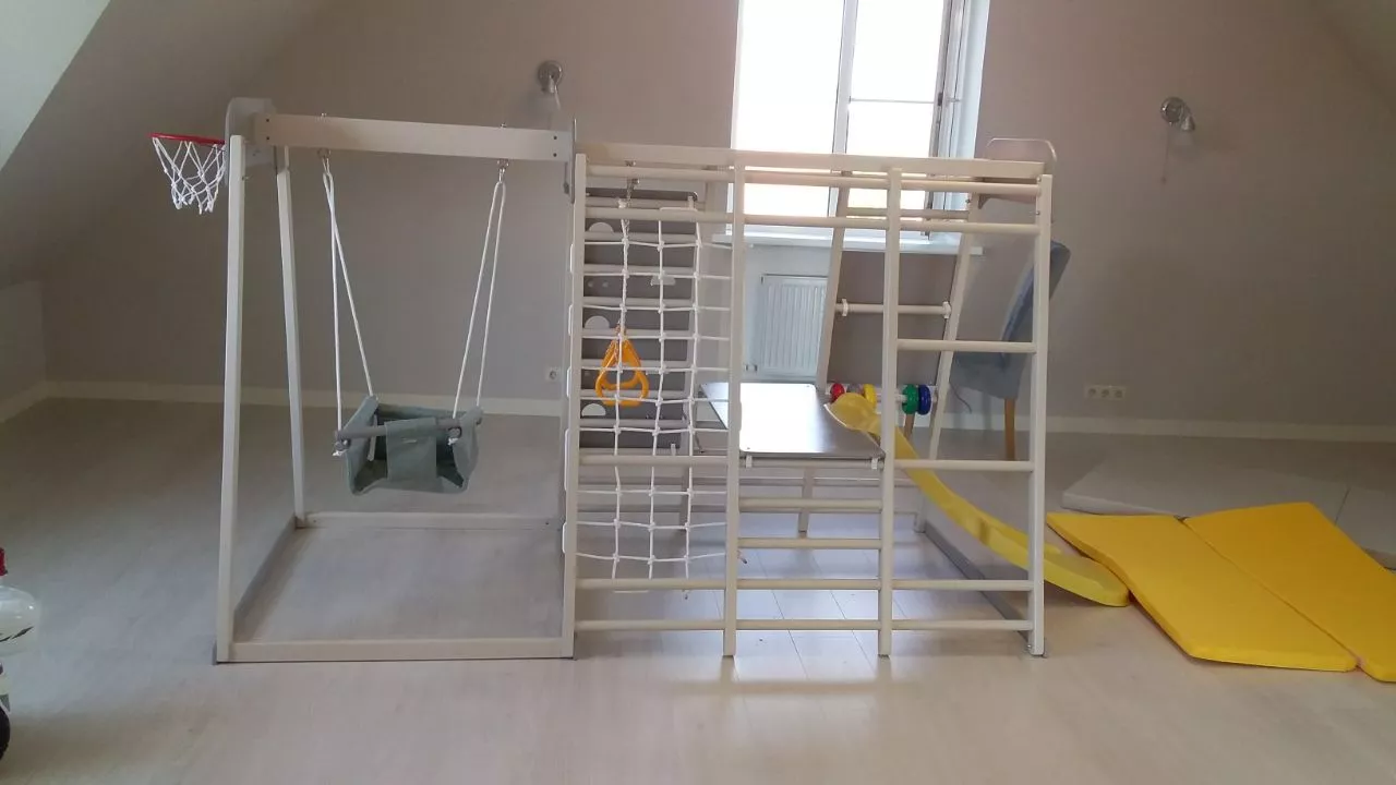 Детская игровая площадка Савушка Непоседа 8 oak