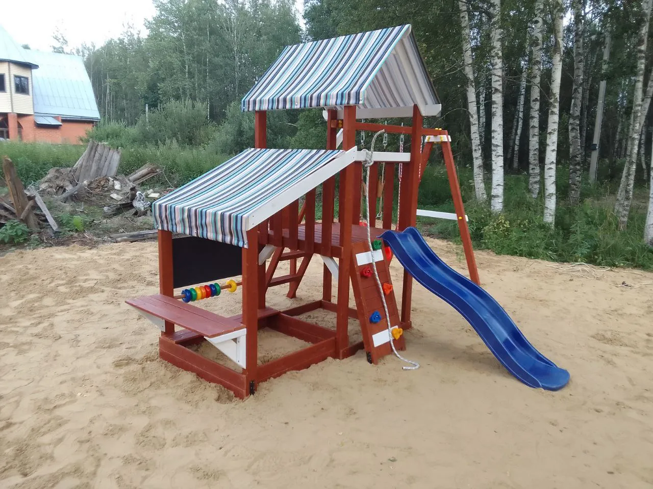 Детская площадка Савушка Тусун 10 (синий), Владимирская область