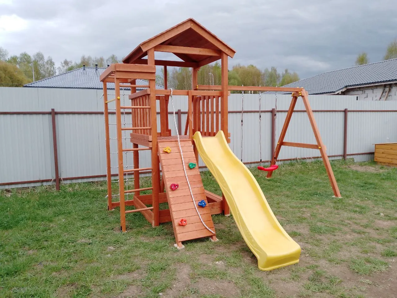 Детская площадка Савушка Мастер 5 (Махагон), д. Таширово