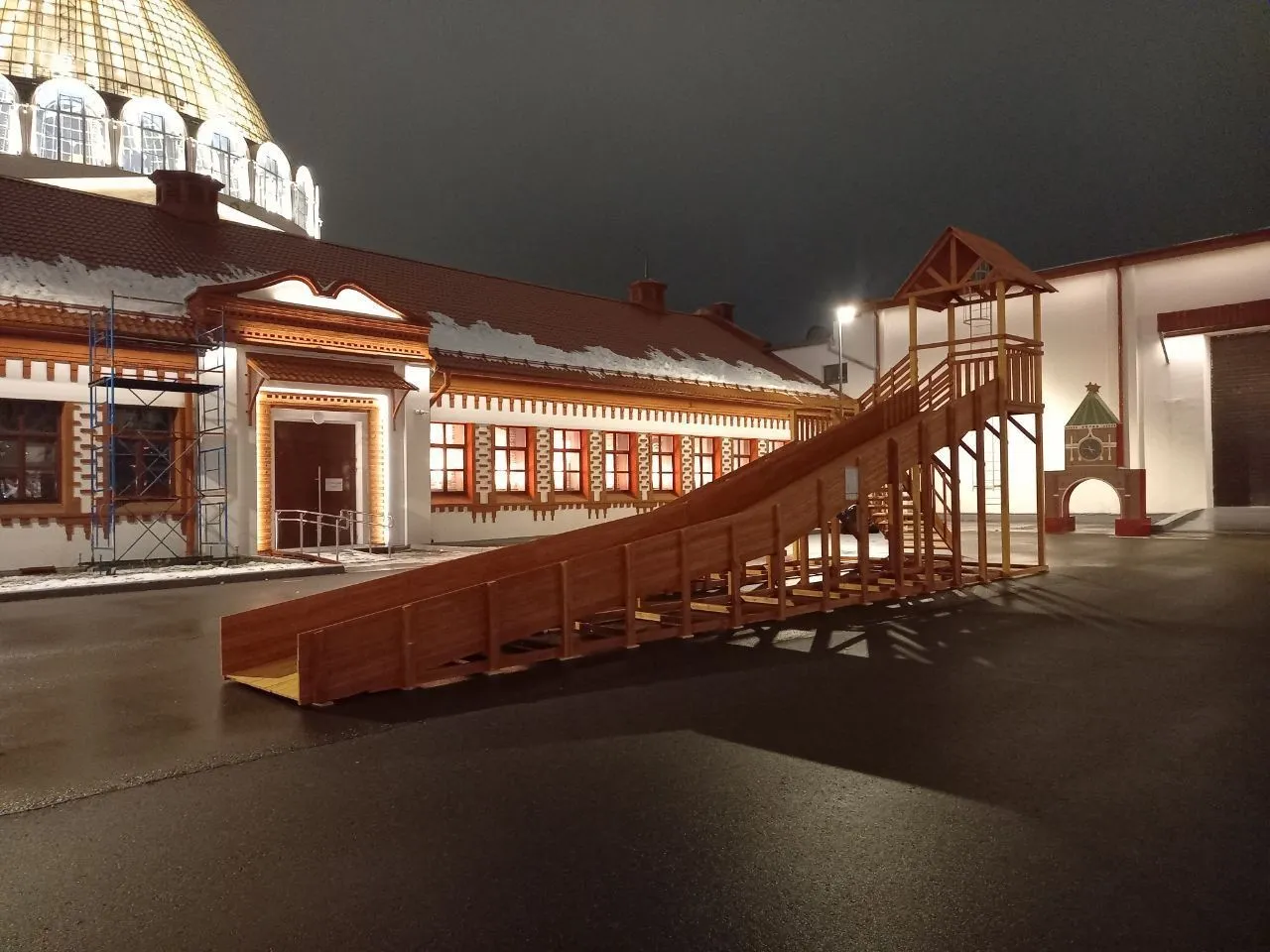 Зимняя горка Савушка Зима 9/2