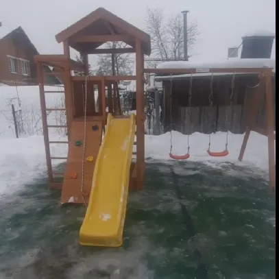 Детская площадка Савушка Мастер 5 (Махагон)