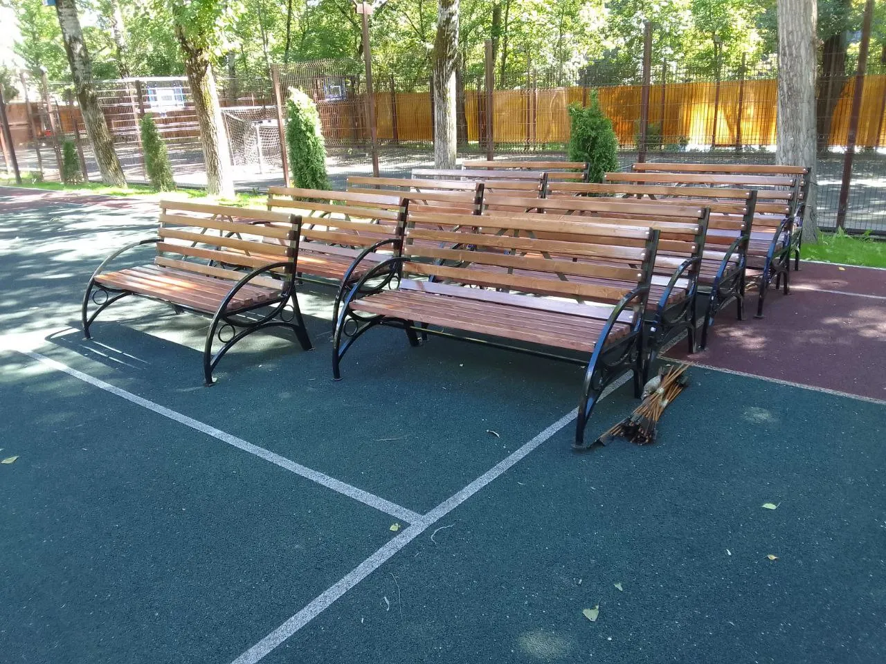 Скамейка деревянная Савушка