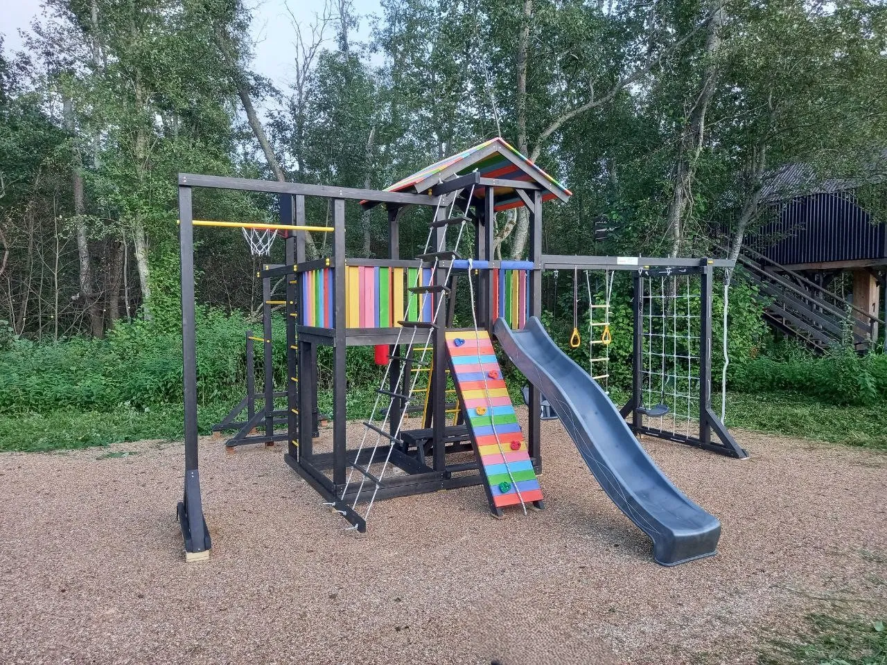Детская площадка Савушка 2 (BLACK EDITION) в МО