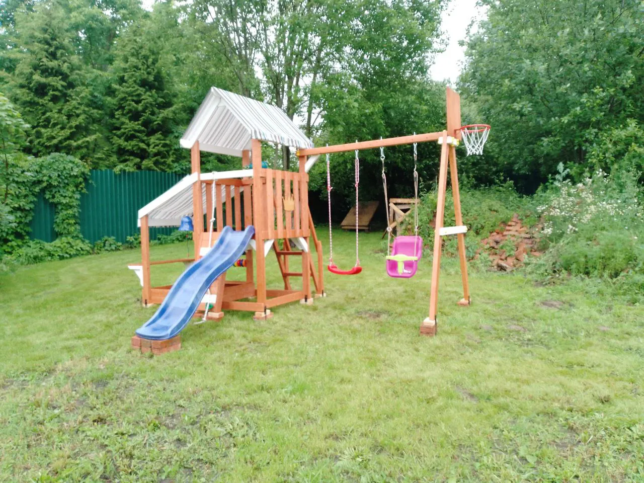 Детская площадка Савушка Тусун 10 (синий), Московская область