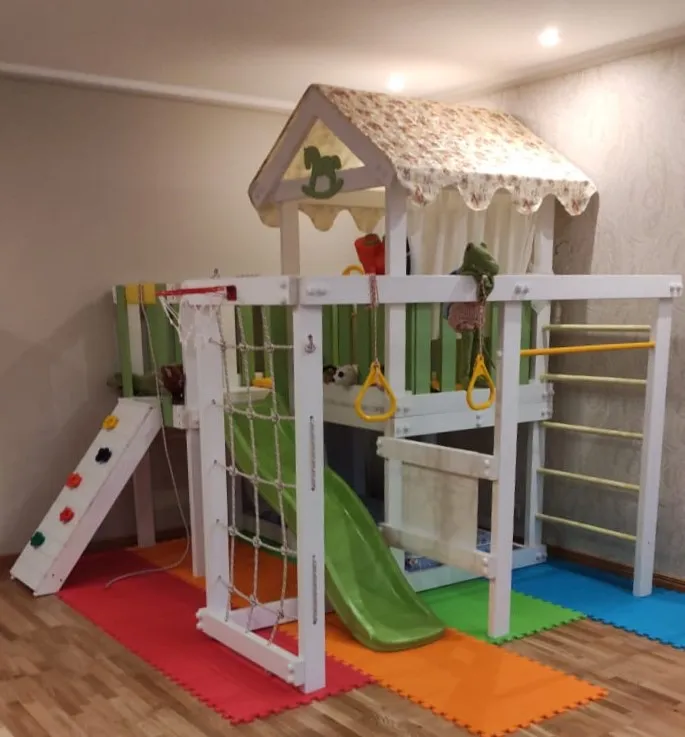 Игровой комплекс Савушка Baby 8 (зеленый), Краснодар