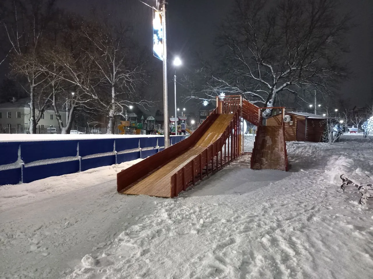 Зимняя горка Савушка Зима 9 в Туле
