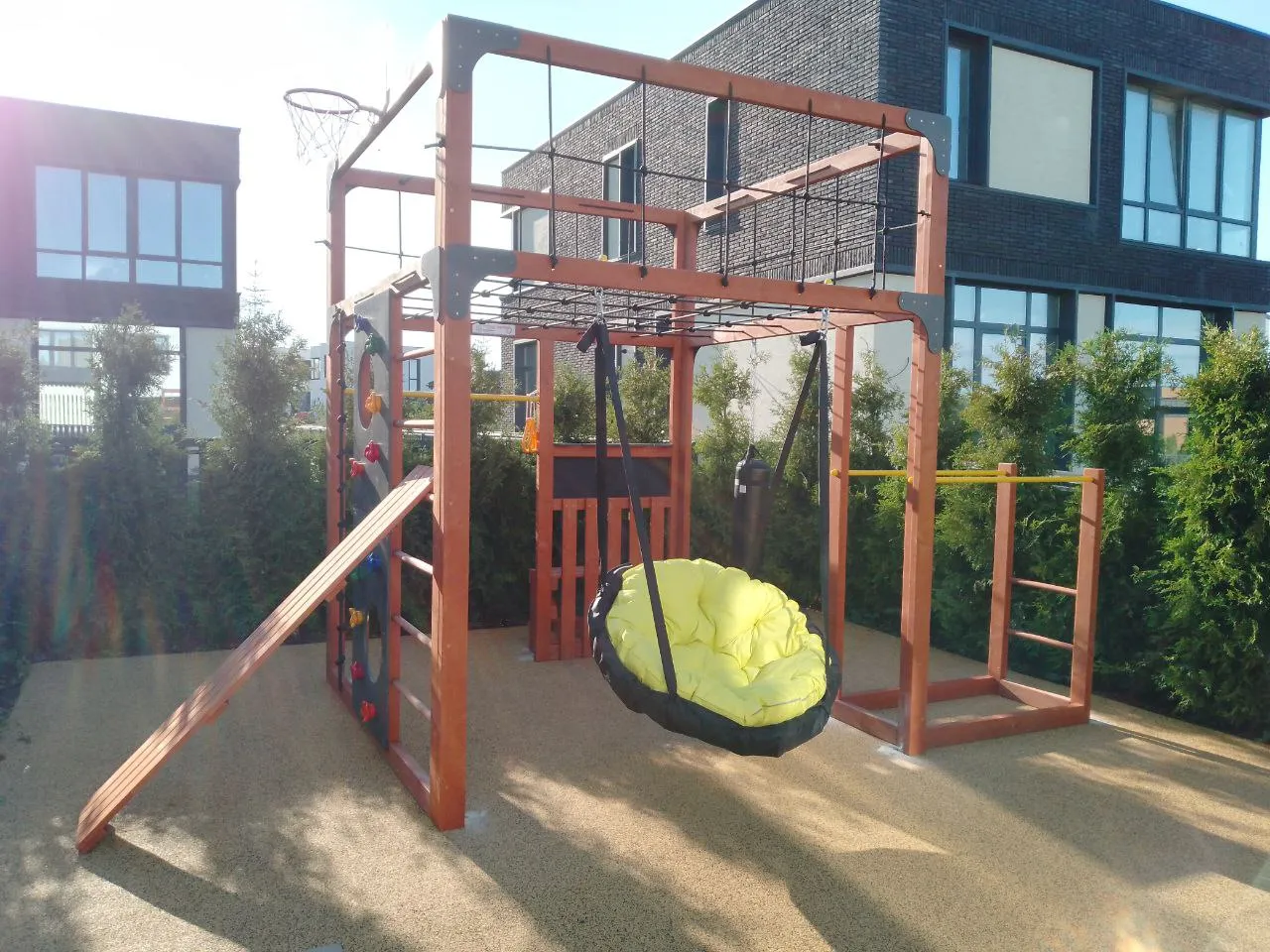 Детская площадка Савушка КУБ-1 (Махагон)