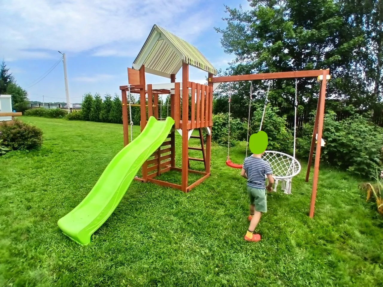 Савушка TooSun 8 с салатовой горкой