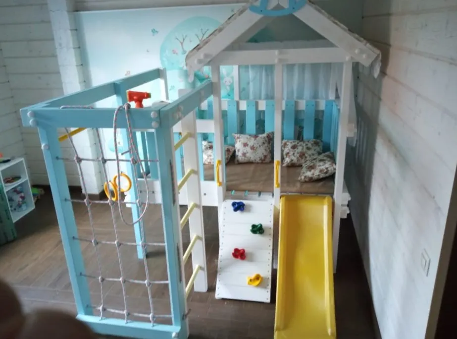 Игровой комплекс Савушка Baby 1 (голубой), КП Тироль