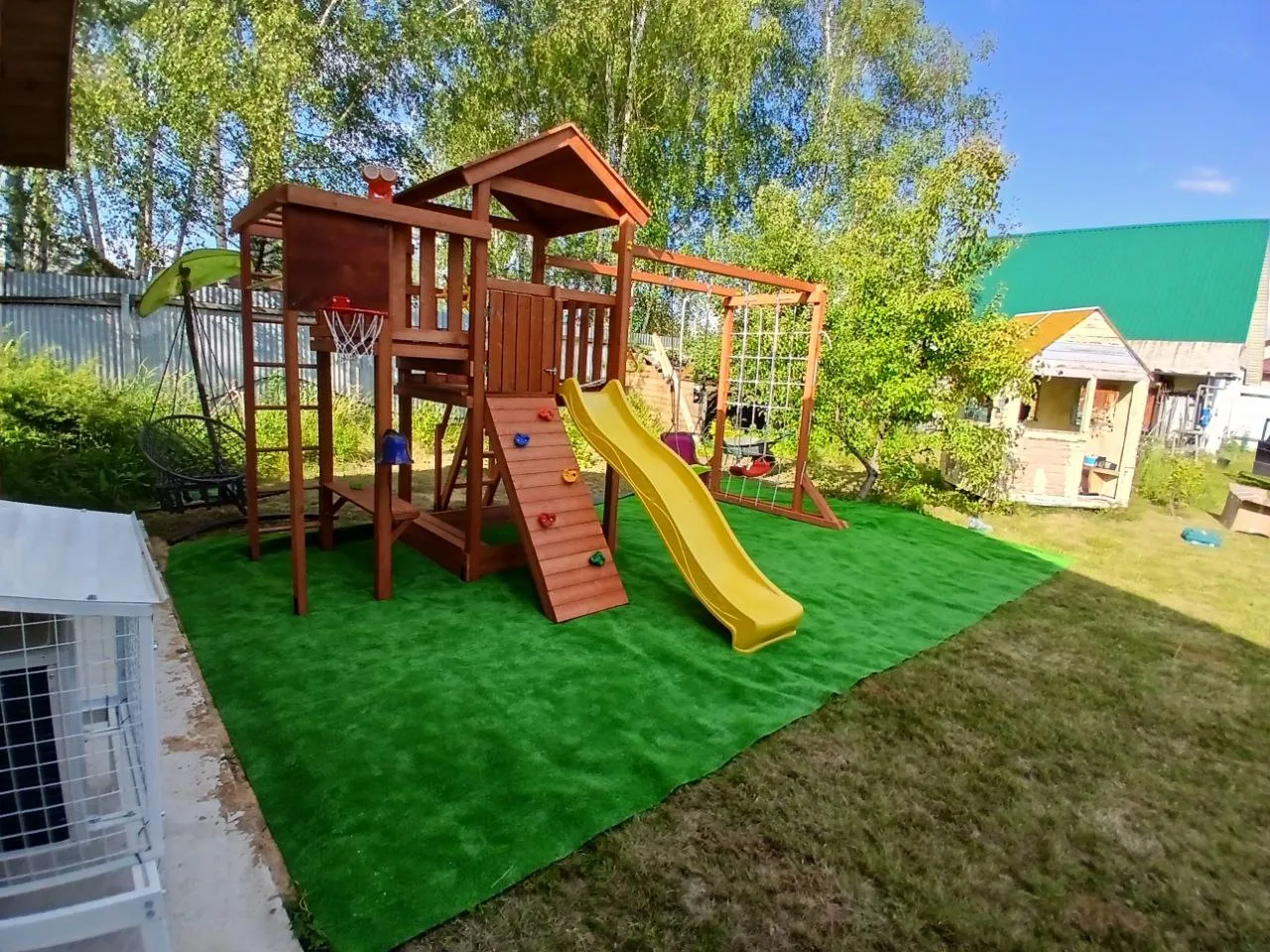 Детская площадка Савушка Мастер 4 (Махагон)