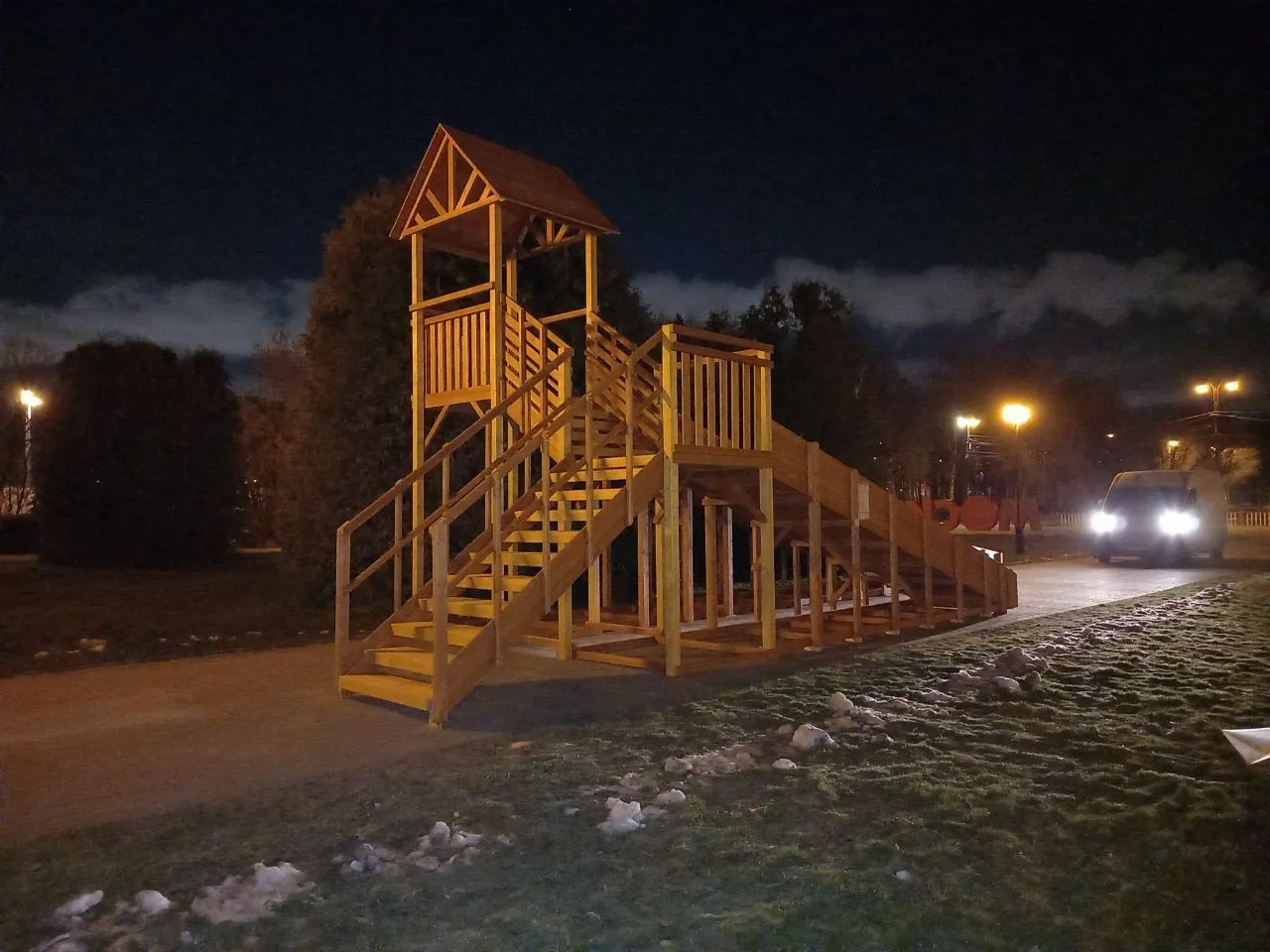 Зимняя горка Савушка Зима 9/2