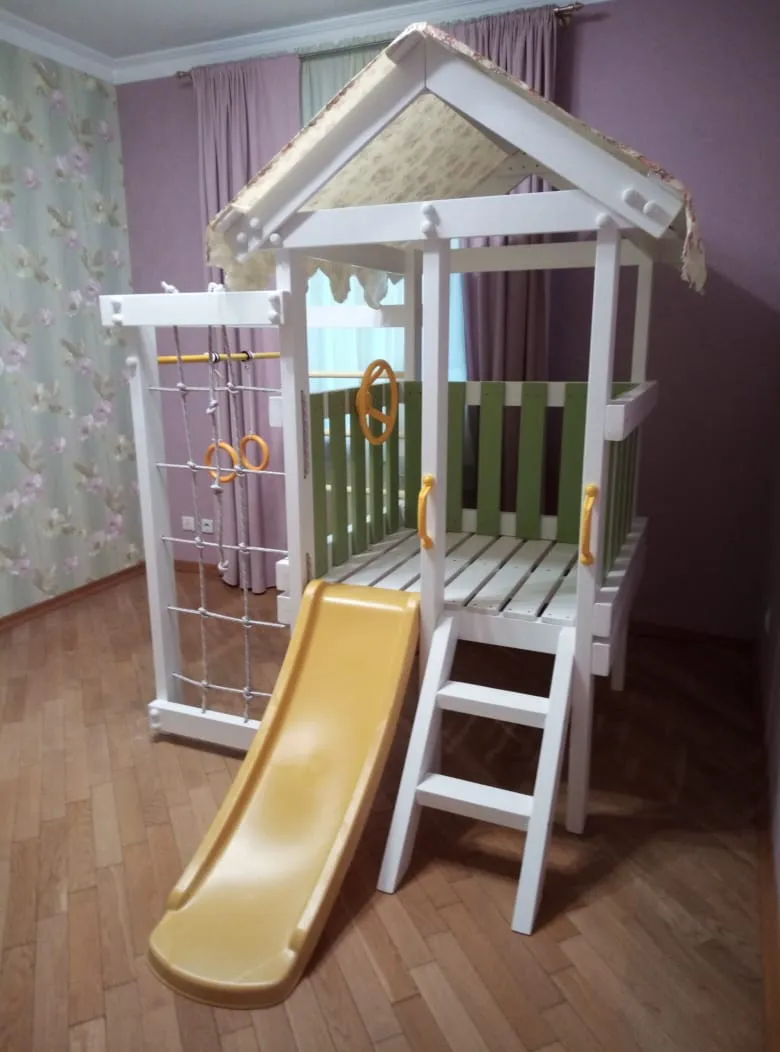 Игровой комплекс Савушка Baby 12 (зеленый), д. Фоминское