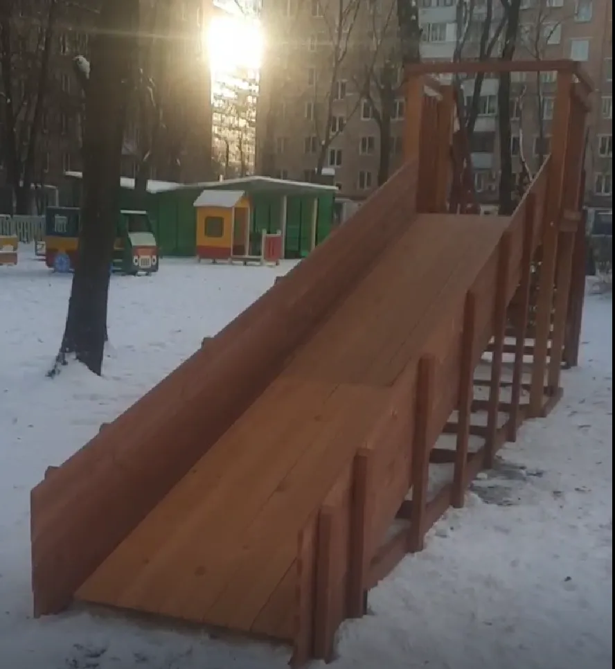 Зимняя горка Савушка Зима 2